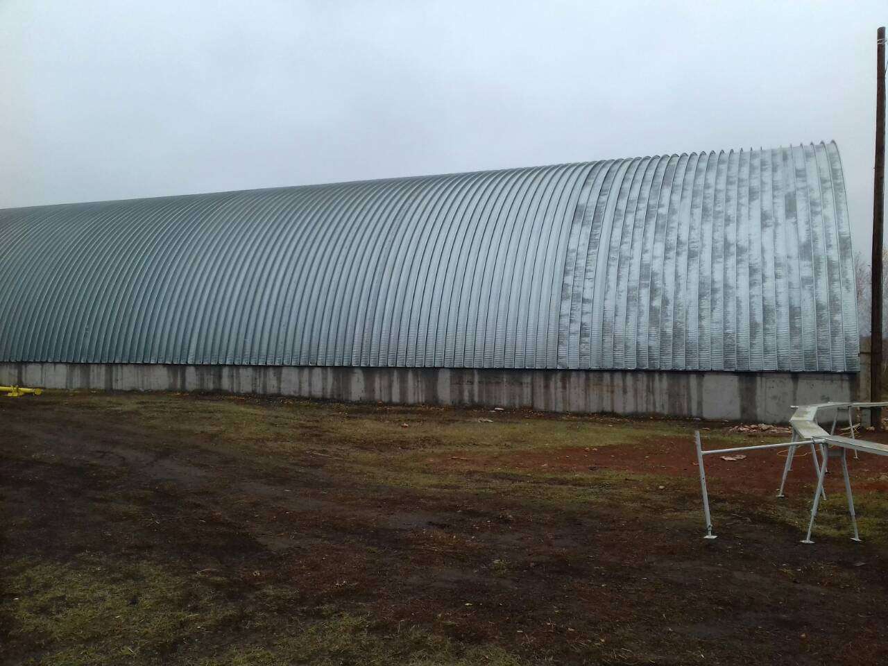 Быстровозводимые бескаркасные ангары