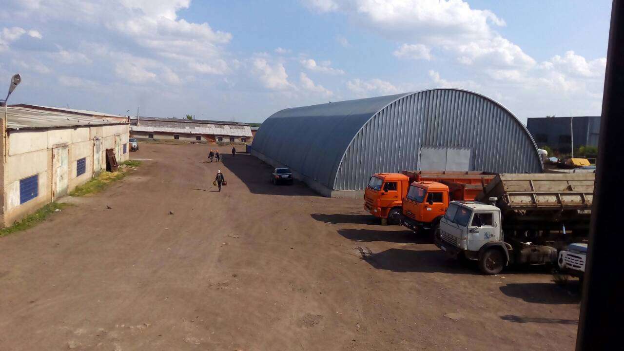 Быстровозводимые бескаркасные ангары