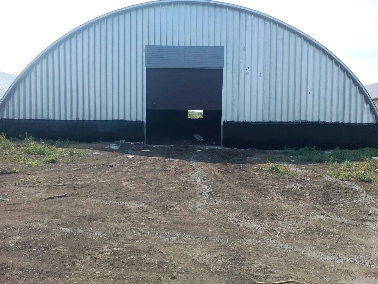 Быстровозводимые бескаркасные ангары