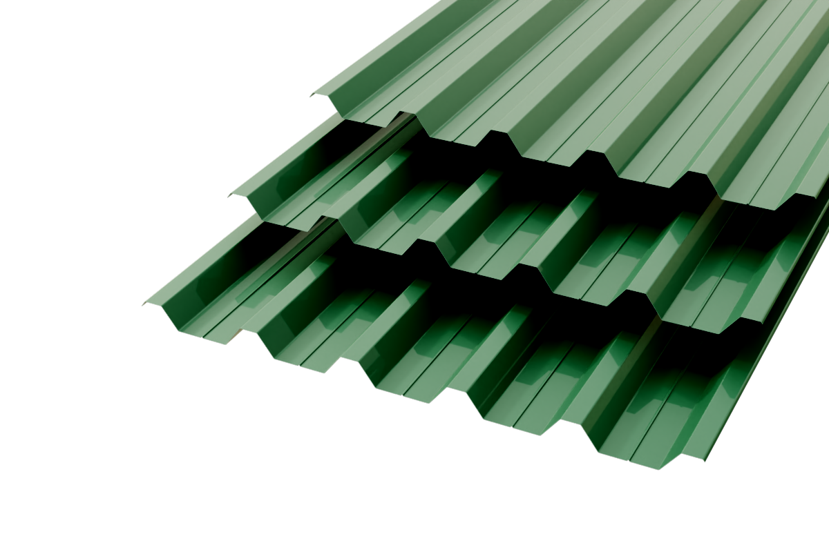 Профлист C-44  Polyester 0,5 RAL 6005 Зеленый мох