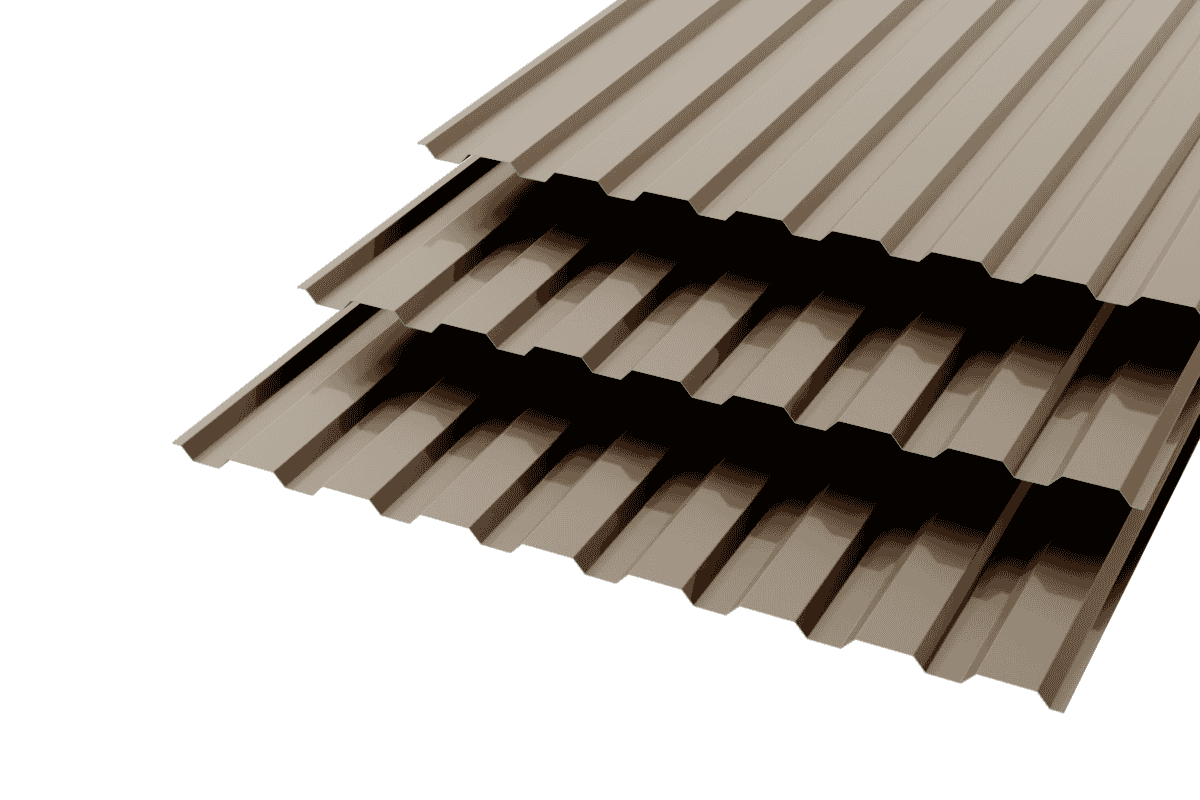 Профлист МП20 Polyester 0,4 RAL 8019 Темный шоколад
