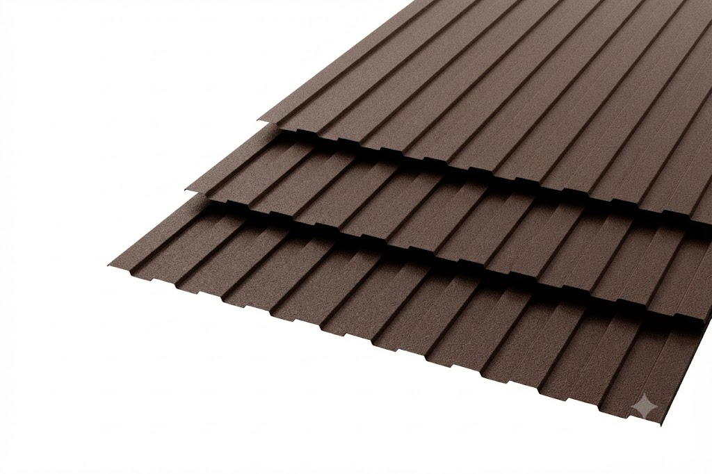 Профлист СС-10 Polyester 0,5 RAL 8017 Шоколад (Текстурированный)