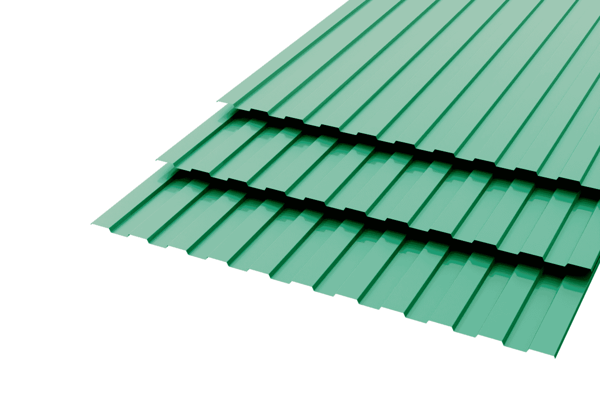 Профлист СС-10 Polyester 0,7 RAL  6026 Опал