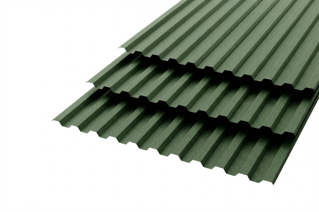 Профлист C-21  Polyester 0,5 RAL 6005 Зеленый мох Текстурированный