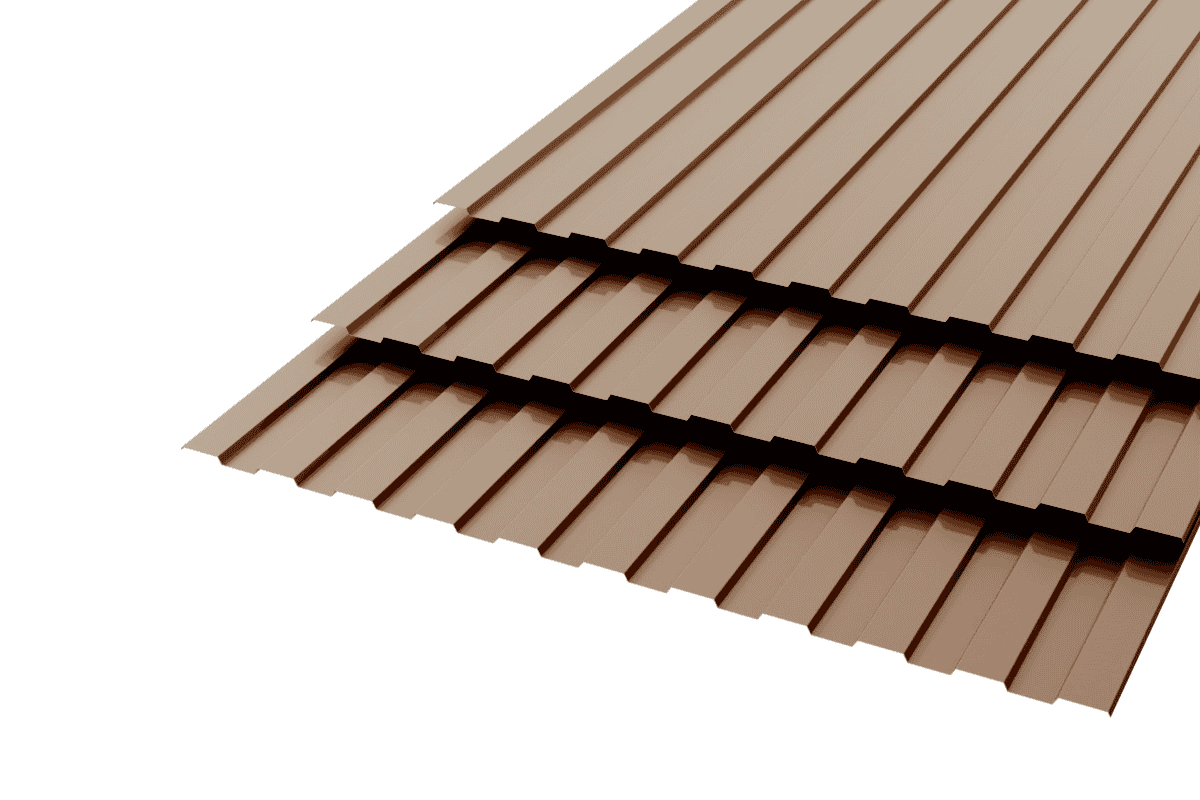 Профлист СС-10 Polyester 0,4 RAL  8017 Шоколад двусоронний