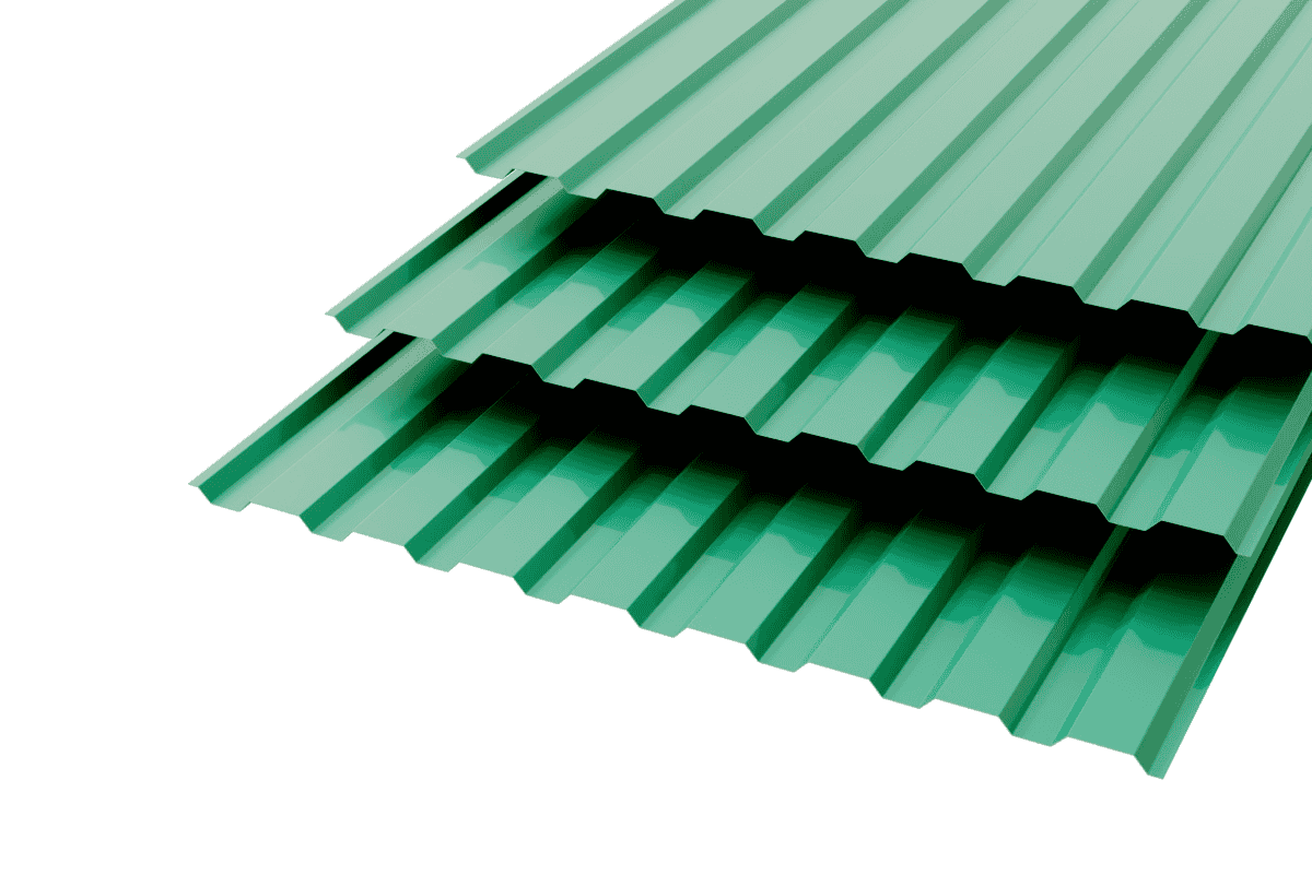 Профлист МП20 Polyester 0,35 RAL 6026 Опал