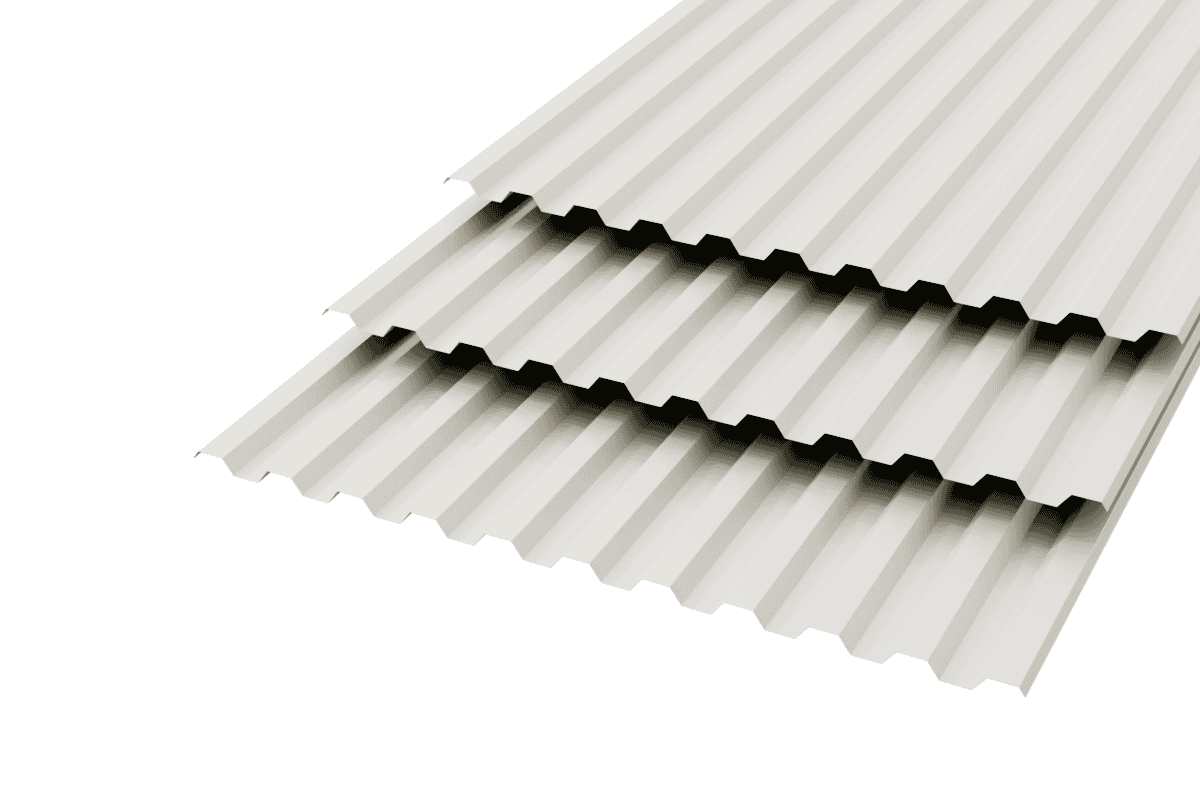 Профлист C-21  Polyester 0,4 RAL 9006  Металлик