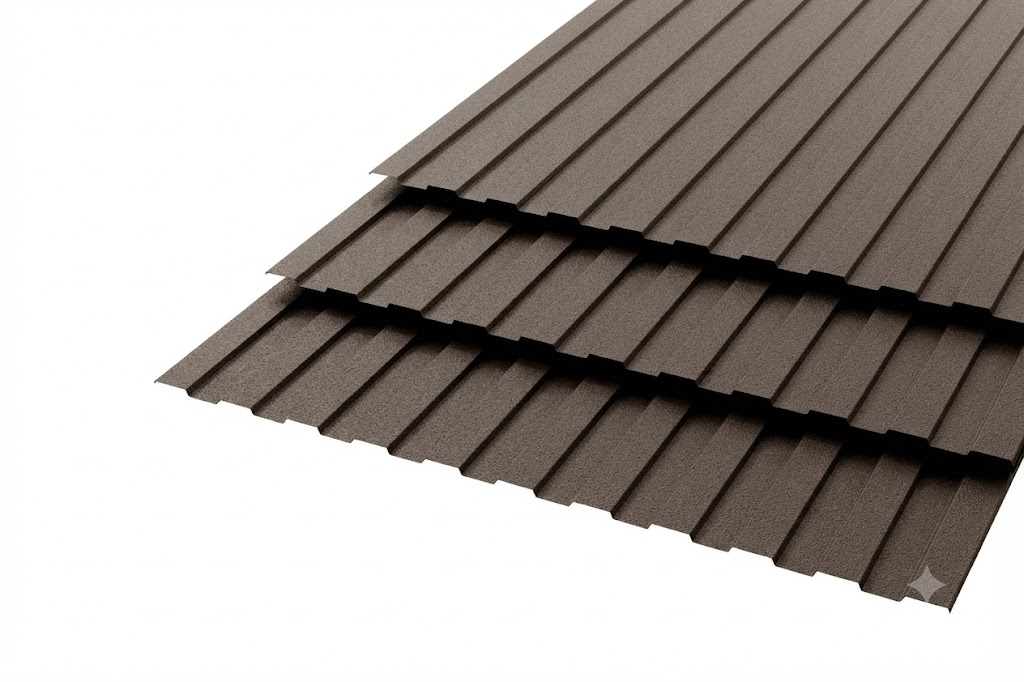 Профлист СС-10 Polyester 0,5 RAL 8019 Темный шоколад (Текстурированный)