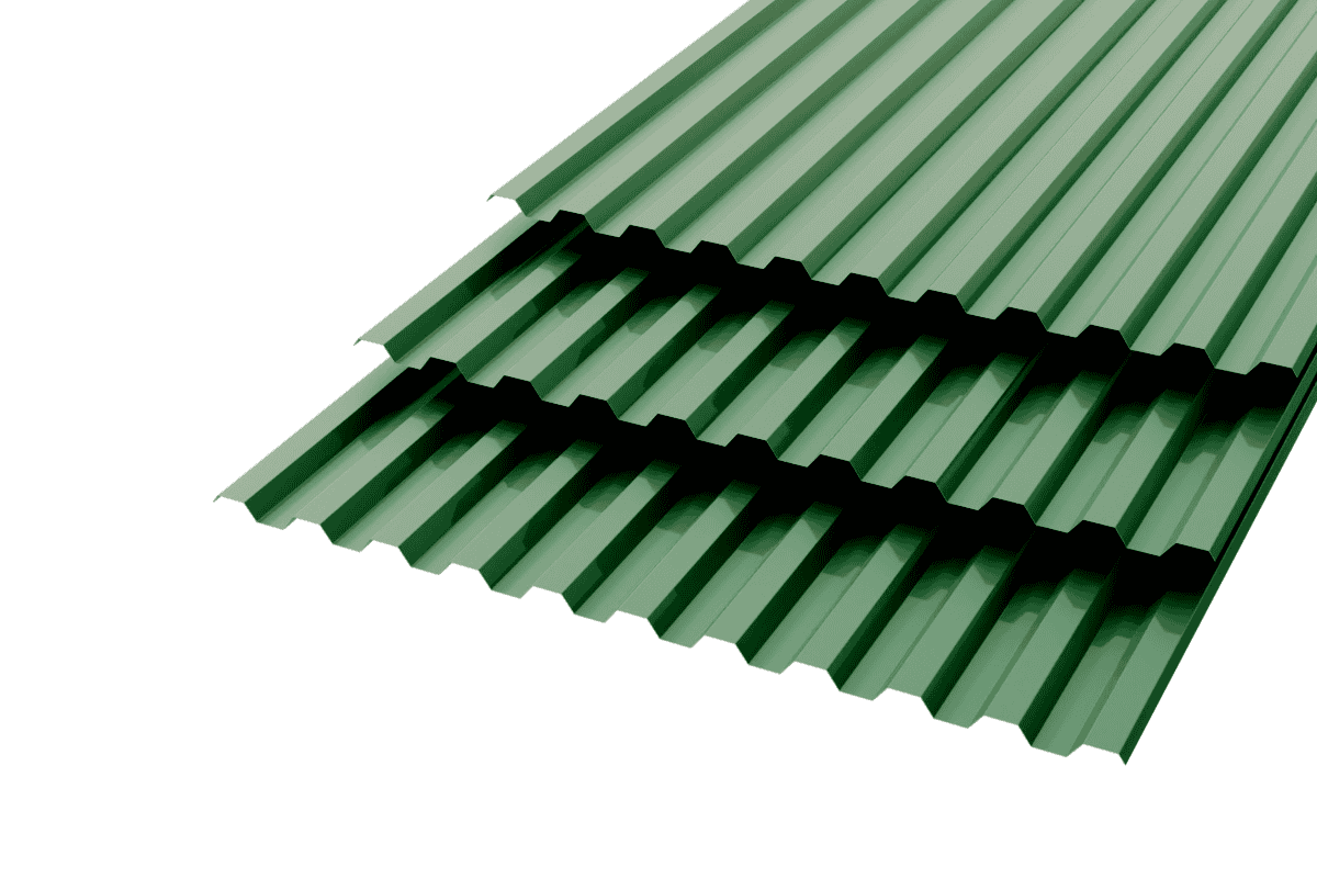 Профлист C-21  Polyester 0,4 RAL 6005 Зеленый мох