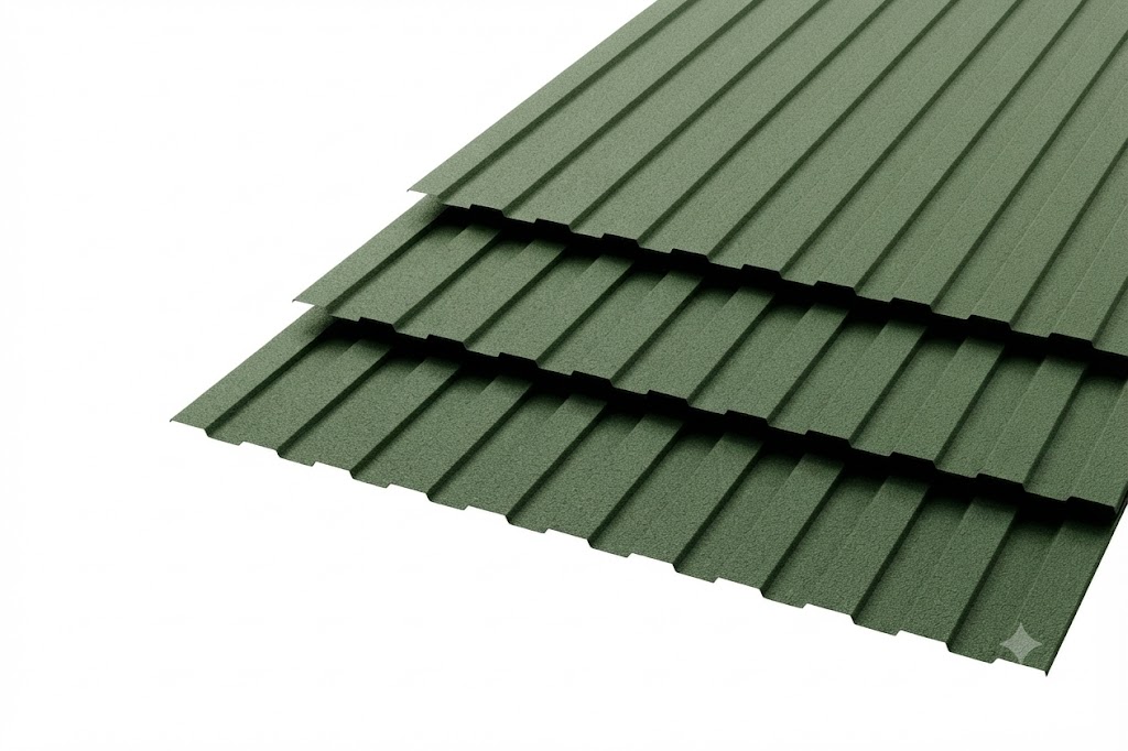 Профлист СС-10 Polyester 0,5 RAL  6005 Зеленый мох (Текстурированный)