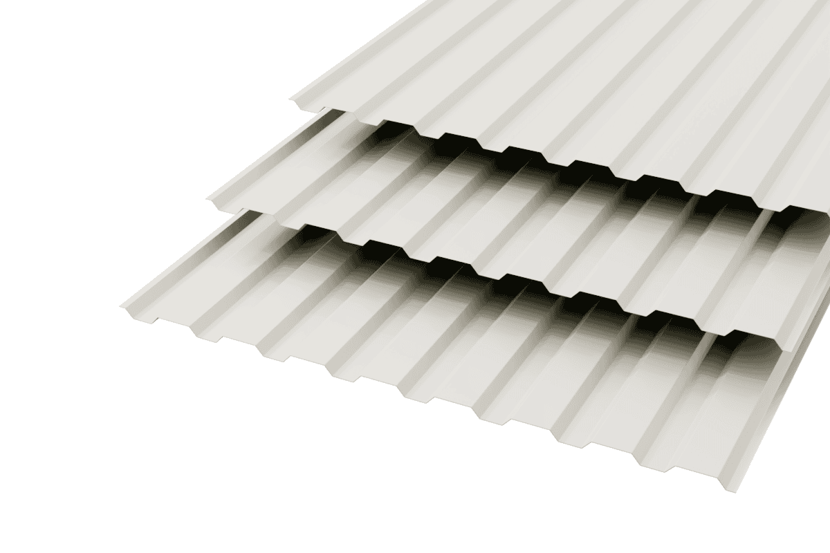 Профлист МП20 Polyester 0,7 RAL 9006 Металлик