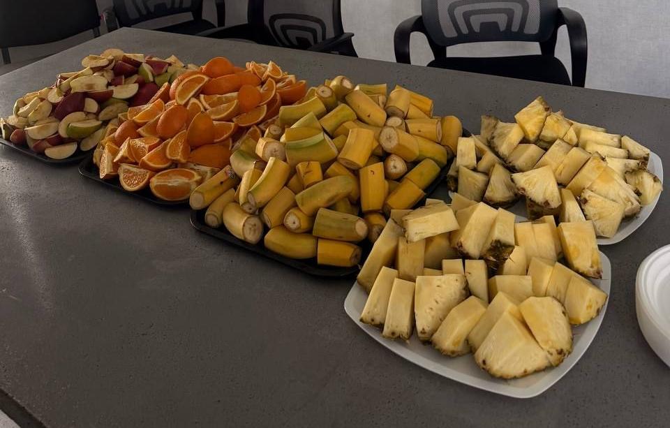 Фруктовый заряд для нашей команды! Фруктовый заряд для нашей команды!