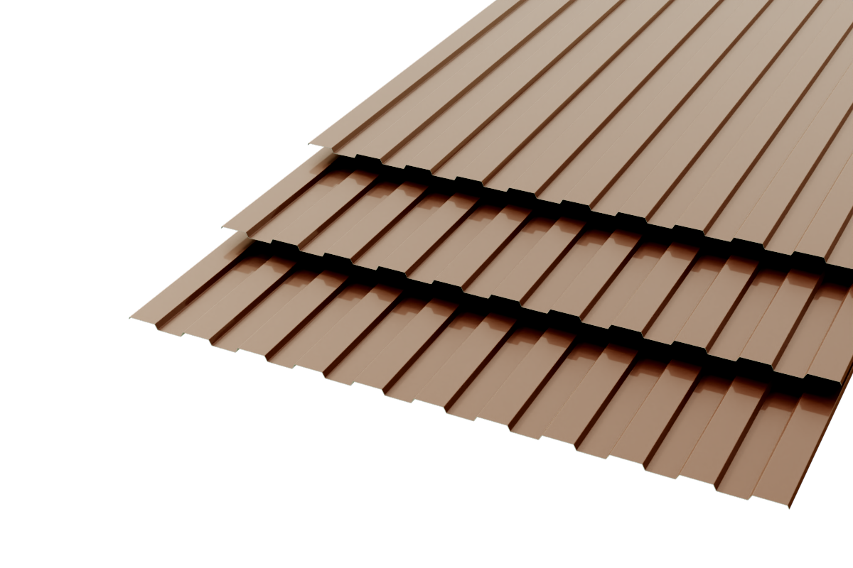 Профлист СС-10 Polyester 0,8 RAL 8017 Шоколад