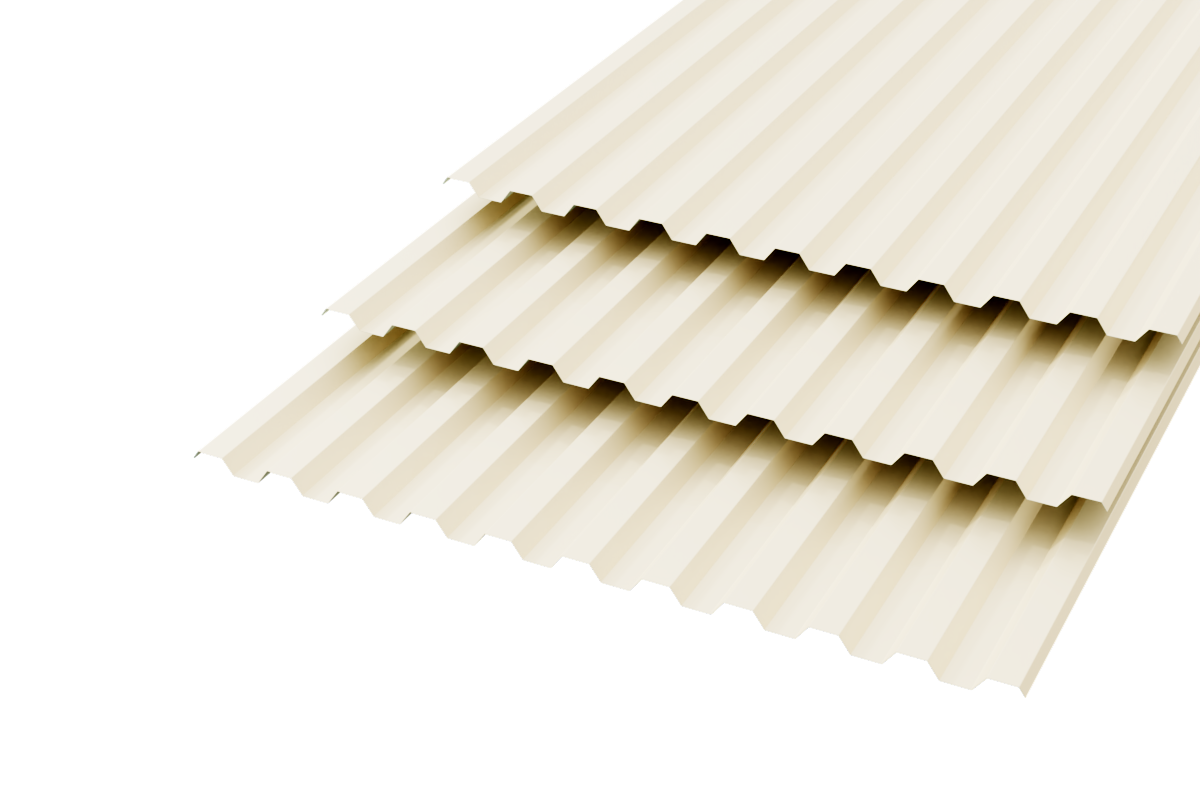 Профлист C-21  Polyester 0,8 RAL 1015 Светлая слоновая кость