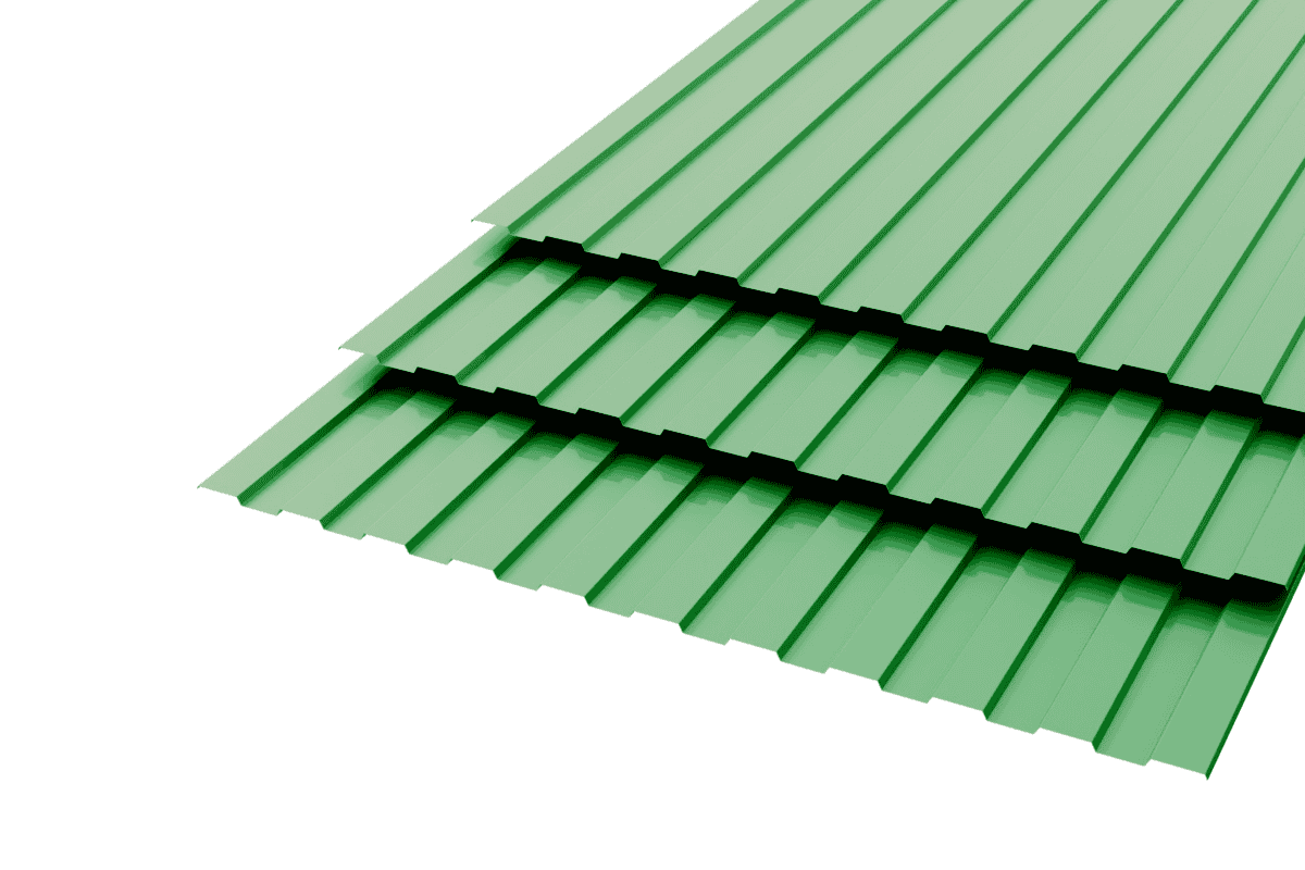 Профлист СС-10 Polyester 0,4 RAL 6029 Мята
