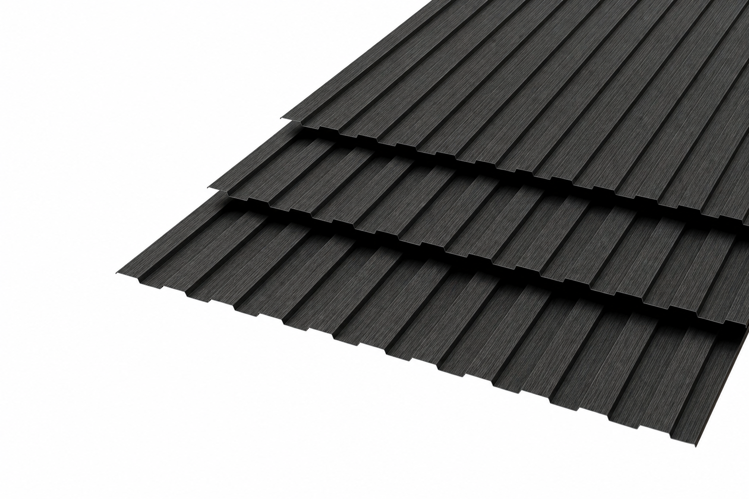 Профлист СС-10 Polyester 0,7 RAL 7024 Графитово-серый 3D