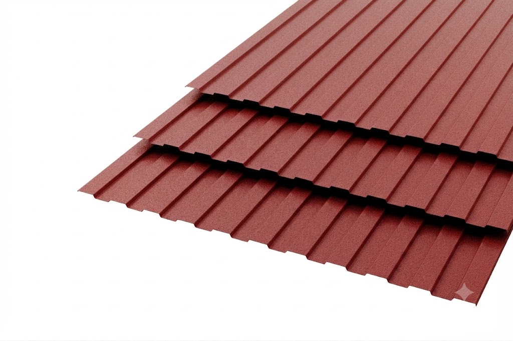 Профлист СС-10 Polyester 0,5 RAL 3005 Красное вино (Текстурированный)