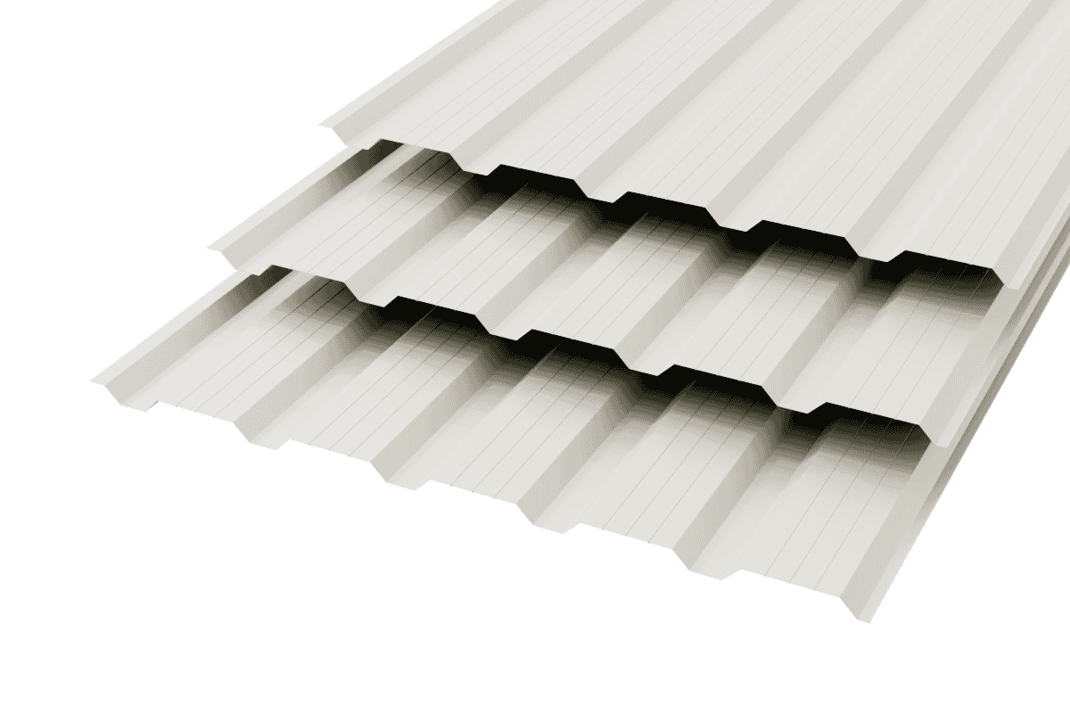 Профлист НС-25 Polyester 0,5 (высокой точности) RAL 9006 Металллик