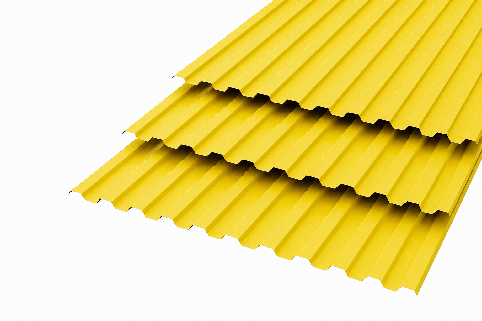 Профлист C-21  Polyester 0,4 RAL 1018 Желтый 