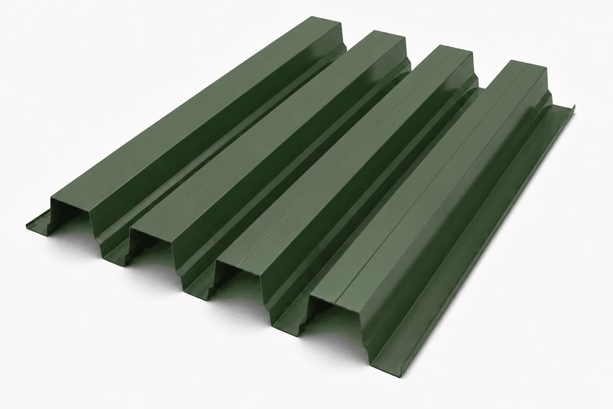 Профлист Н-60 Polyester 0,9 RAL 6005 Зеленый мох