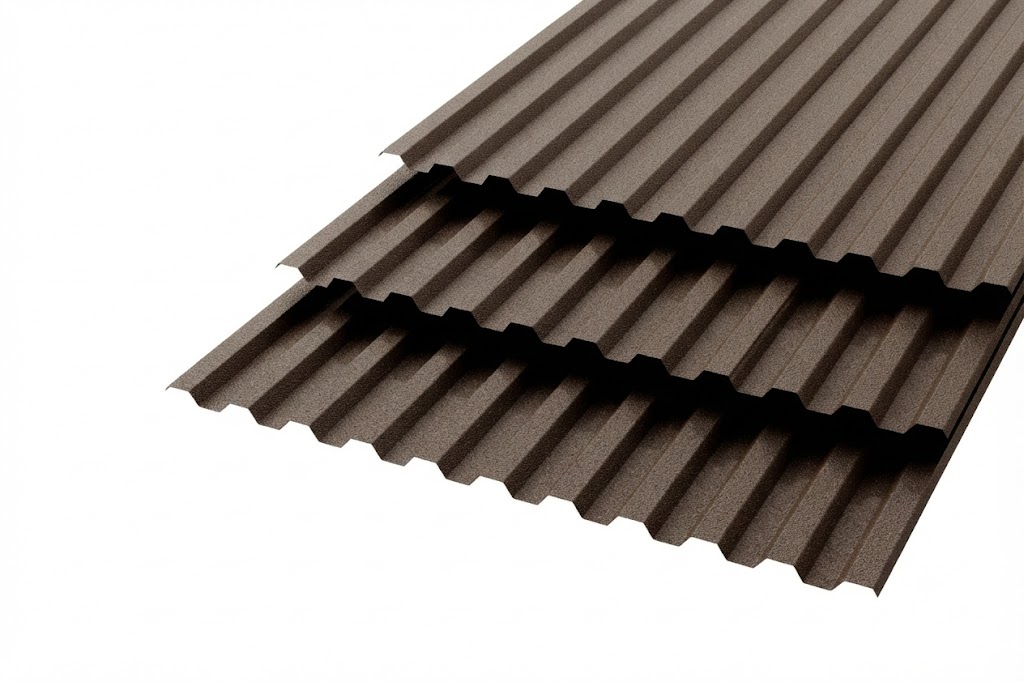 Профлист C-21  Polyester 0,5 RAL 8019 Темный шоколад Текстурированный