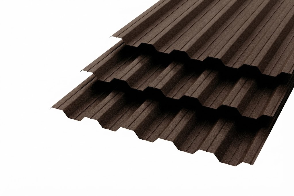 Профлист НС-35  Polyester 0,5 RAL 8019 Темный шоколад Текстурированный