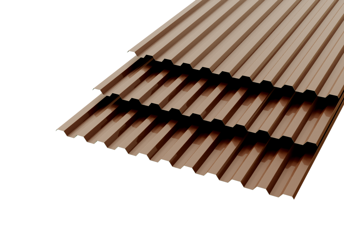 Профлист C-21  Polyester 0,8 RAL 8017 Шоколад