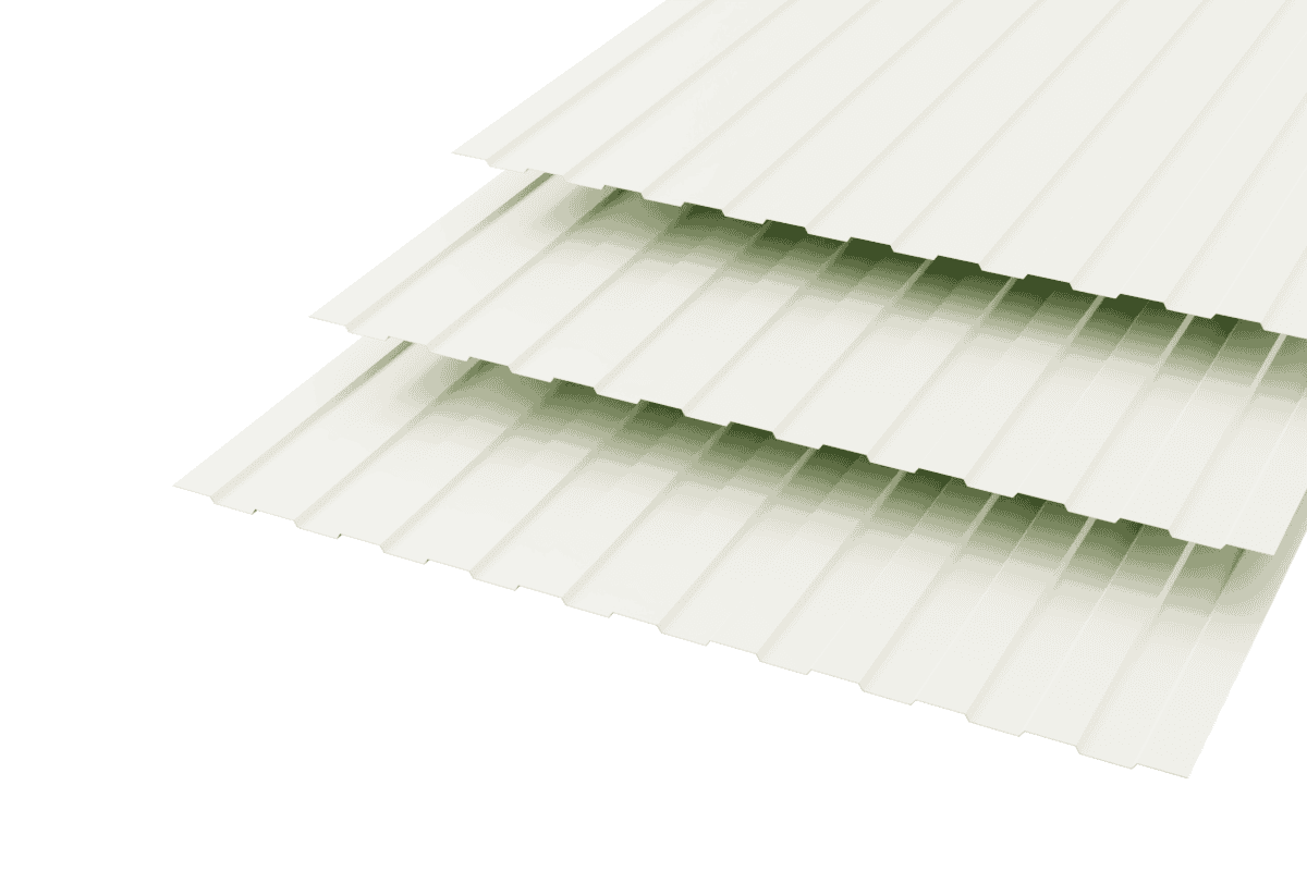 Профлист C-8 Polyester 0,7 RAL 9002 Дымка