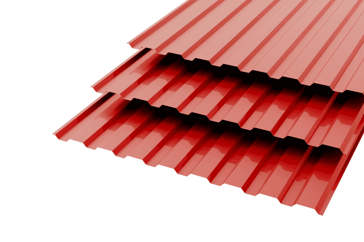 Профлист МП20 Polyester 0,5 RAL 3003 Рубин