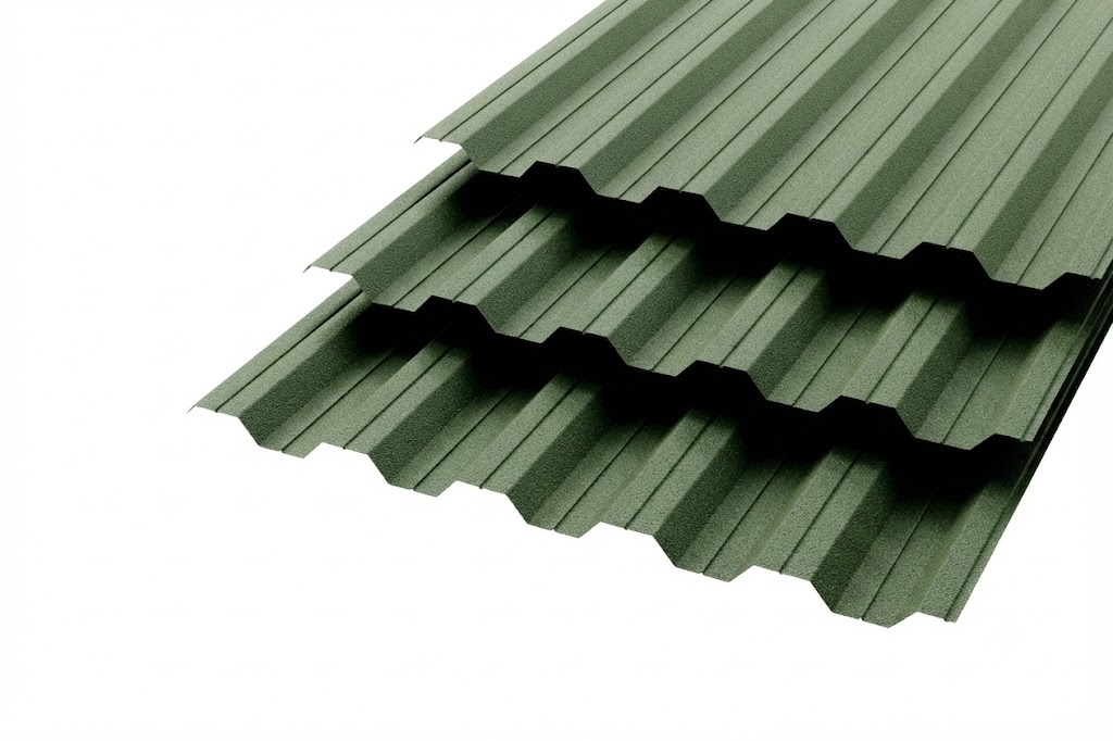 Профлист НС-35  Polyester 0,5 RAL 6005 Зеленый мох Текстурированный