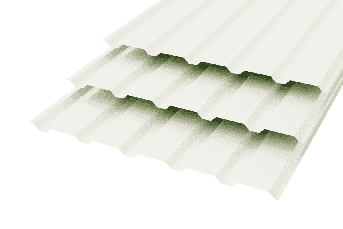 Профлист НС-25 Polyester 0,5 (высокой точности) RAL 9002 Дымка