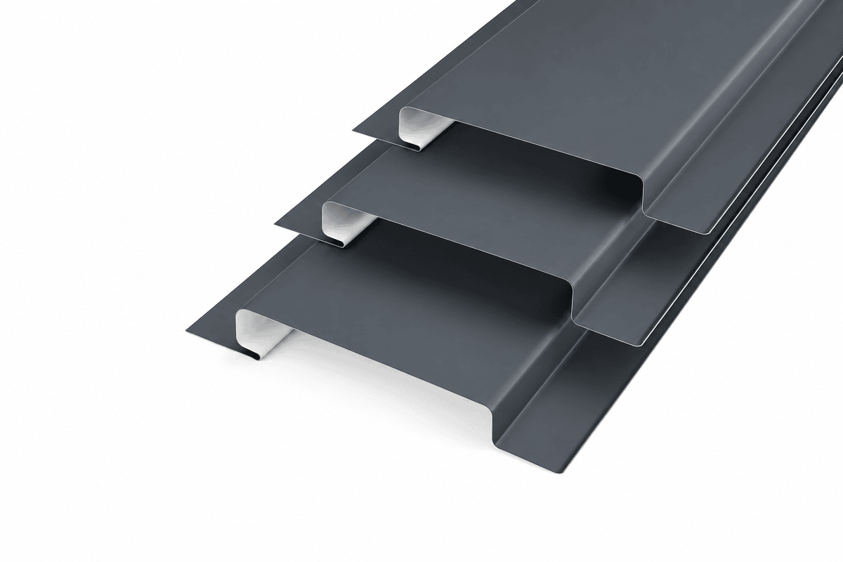 Линеарные панели 0,7 RAL 7024 Графит