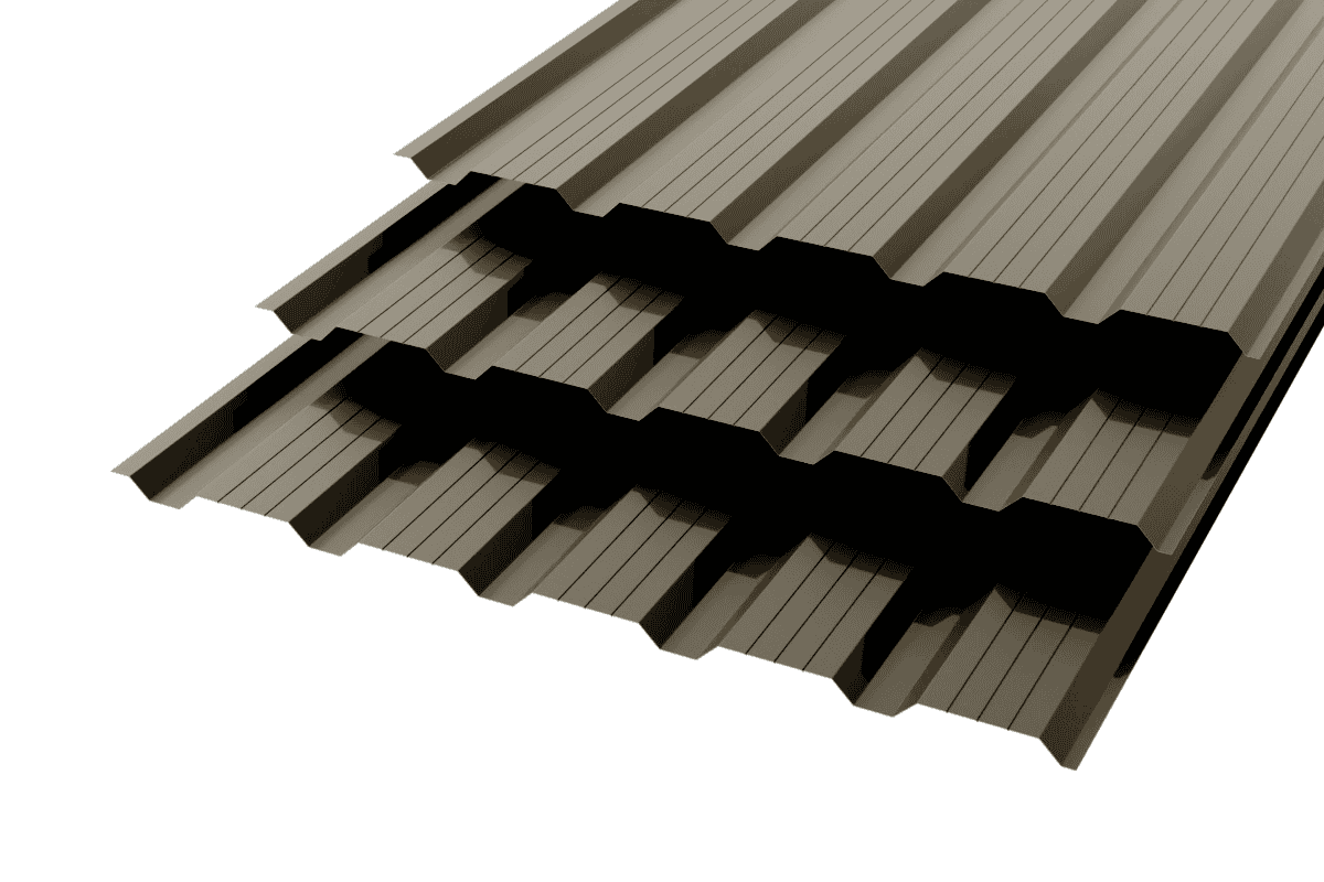 Профлист НС-25 Polyester 0,8 RAL 9005 Черный