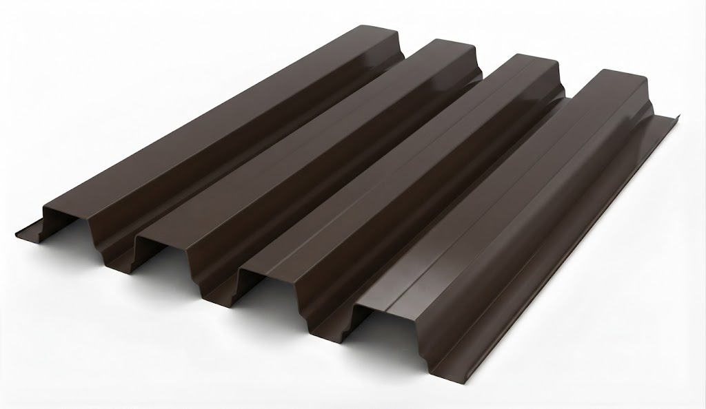 Профлист Н-75 0,7 Ral 8019 Темный шоколад