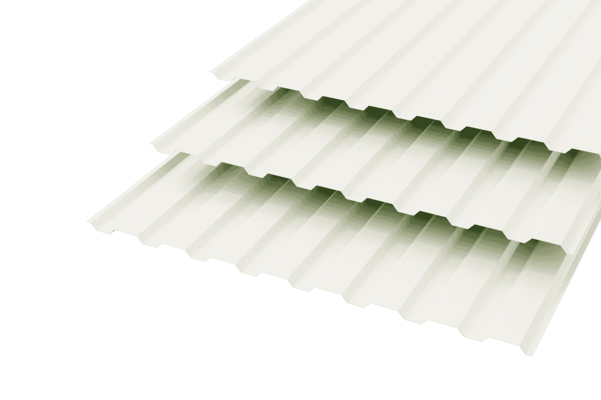 Профлист МП20 Polyester 0,35 RAL 9002 Дымка