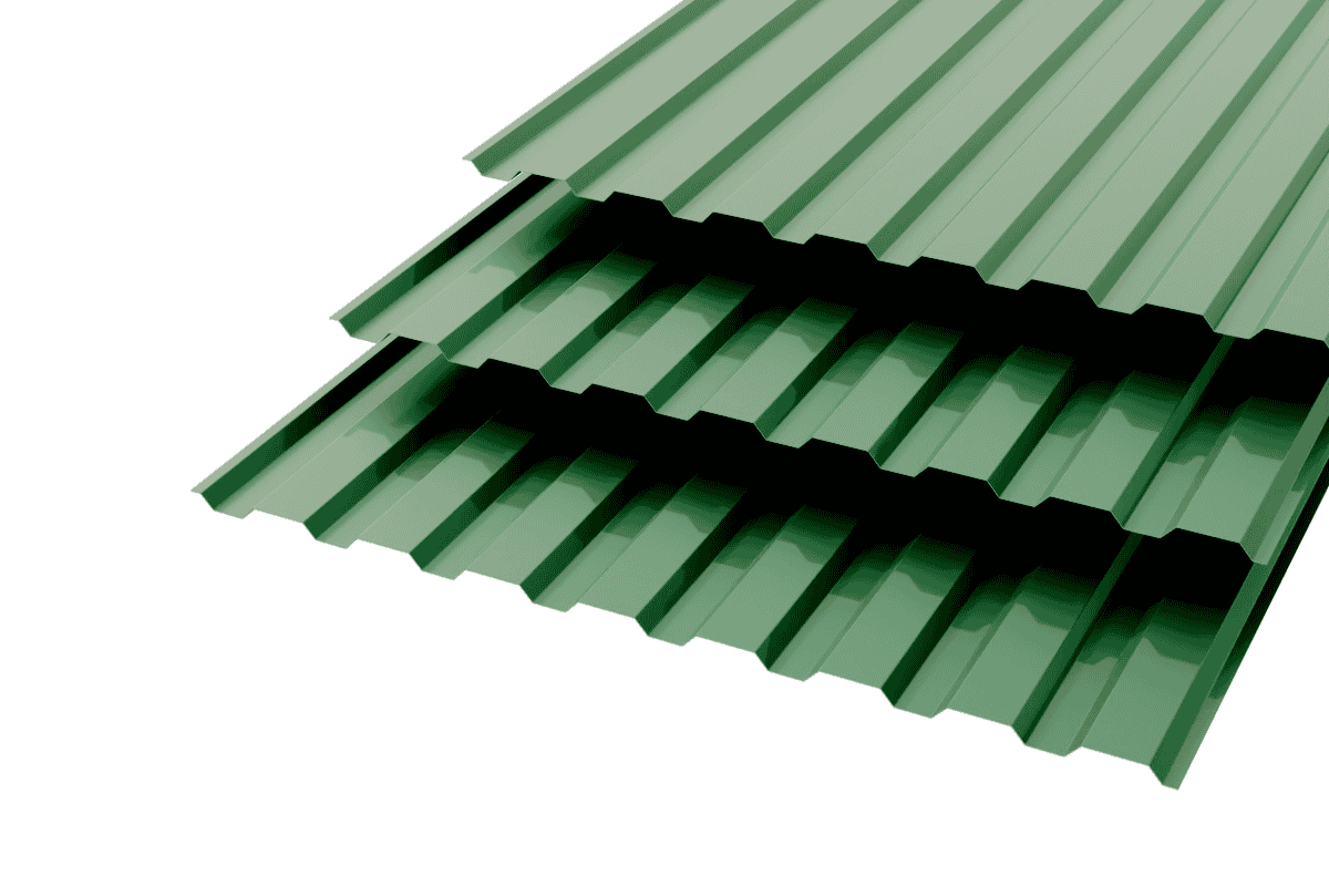 Профлист МП20 Polyester 0,5 RAL 6005 Зеленый мох