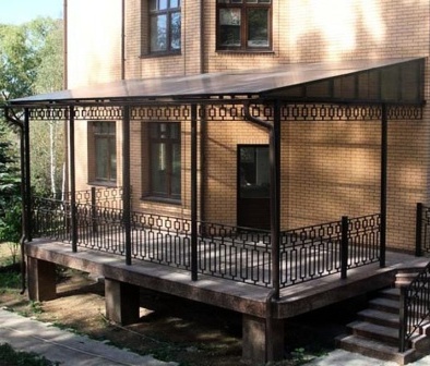 Веранды из металла