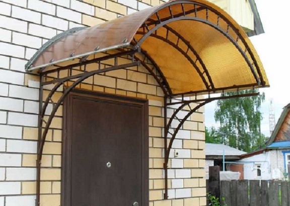 Козырьки из поликарбоната