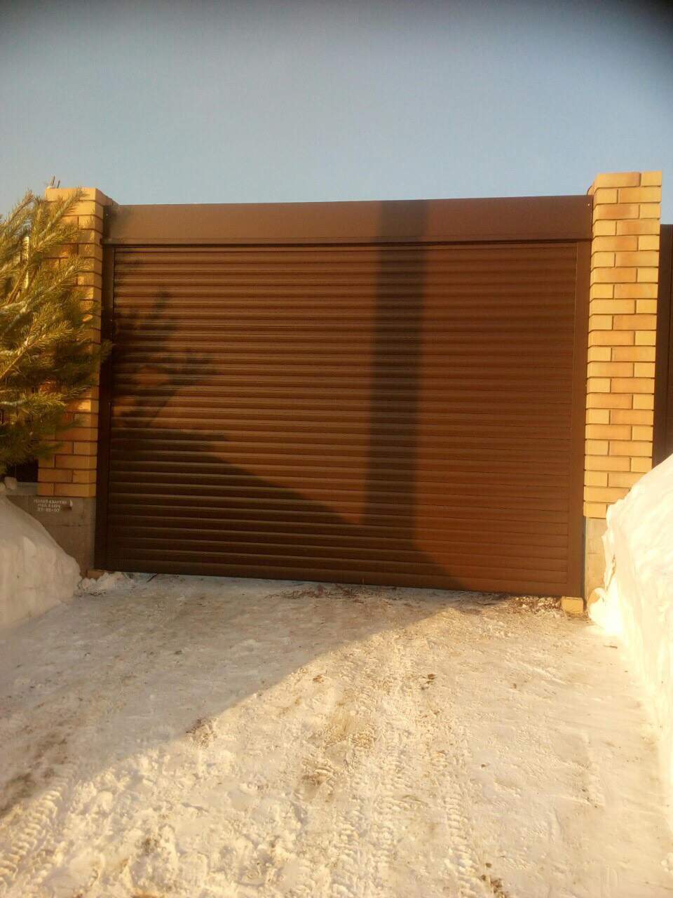 Автоматические секционные ворота