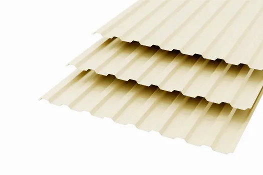 Профлист МП20 Polyester 0,35 RAL 1014 Слоновая кость Сторона В смотреть фото