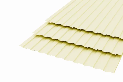 Профлист СС-10  Polyester 0,35 RAL 1015 Светлая слоновая кость смотреть фото