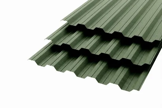 Профлист НС-35  Polyester 0,5 RAL 6005 Зеленый мох Текстурированный смотреть фото