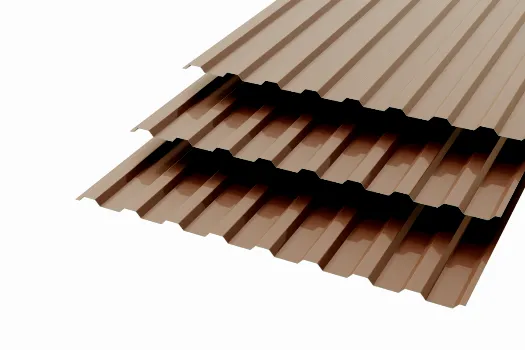 Профлист МП20 Polyester 0,35 RAL 8017 Шоколад Сторона В смотреть фото