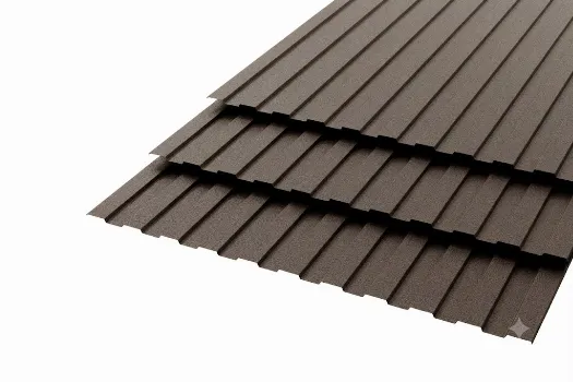 Профлист СС-10 Polyester 0,5 RAL 8019 Темный шоколад (Текстурированный) смотреть фото